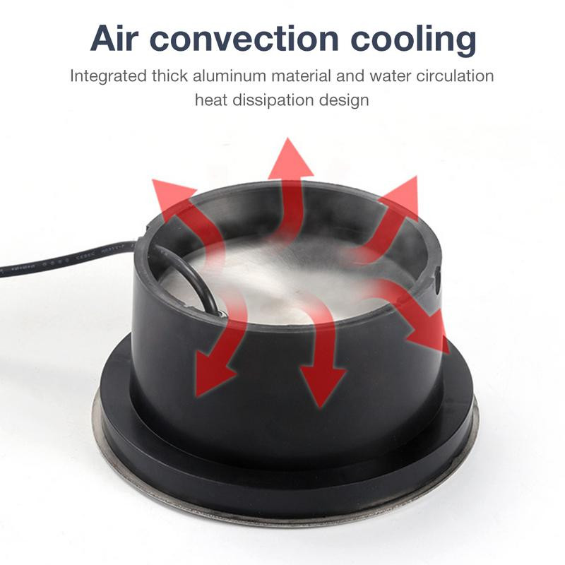 LED zemūdens gaisma RGB ūdensnecaurlaidīga pretkorozijas prožektora lampa strūklakas akvārija peldbaseinam 12V