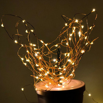 100LED Τηλεχειριστήριο String Lights Αδιάβροχα USB Garden Fairy Light Strings Χριστουγεννιάτικη Γαμήλια Πάρτυ Διακοσμήσεις σπιτιού Φωτισμοί