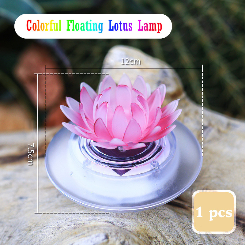 Solárne vonkajšie vodné driftové svetlo Farebné gradientové jazierko Bazénová lampa LED Vodotesná záhradná dekoratívna lampa