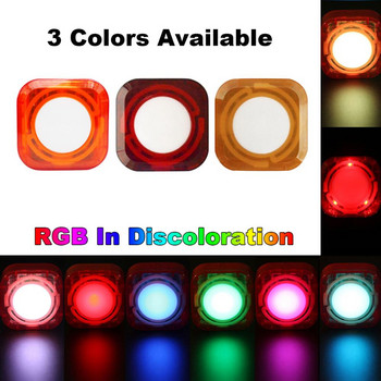 5 Λειτουργίες Mini LED Υποβρύχιο Φως IP65 Φορητό RGB Night Light Επαναφορτιζόμενα φώτα USB για Βάση Βάσης Διακόσμηση Βάζου Πισίνας