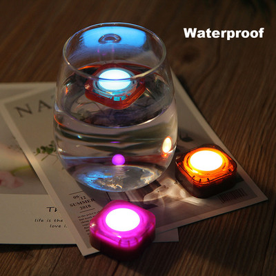 5 режима Мини LED подводна светлина IP65 Преносима RGB нощна лампа USB акумулаторни светлини за плувен басейн, езерце Ваза База Декор
