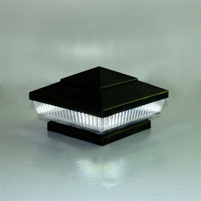 JEEYEE balustrādes gaismas dārza LED āra apgaismojums saules staba galvas gaisma dārza ģeogrāfiskās margas dekoratīvā lampa ūdensnecaurlaidīga