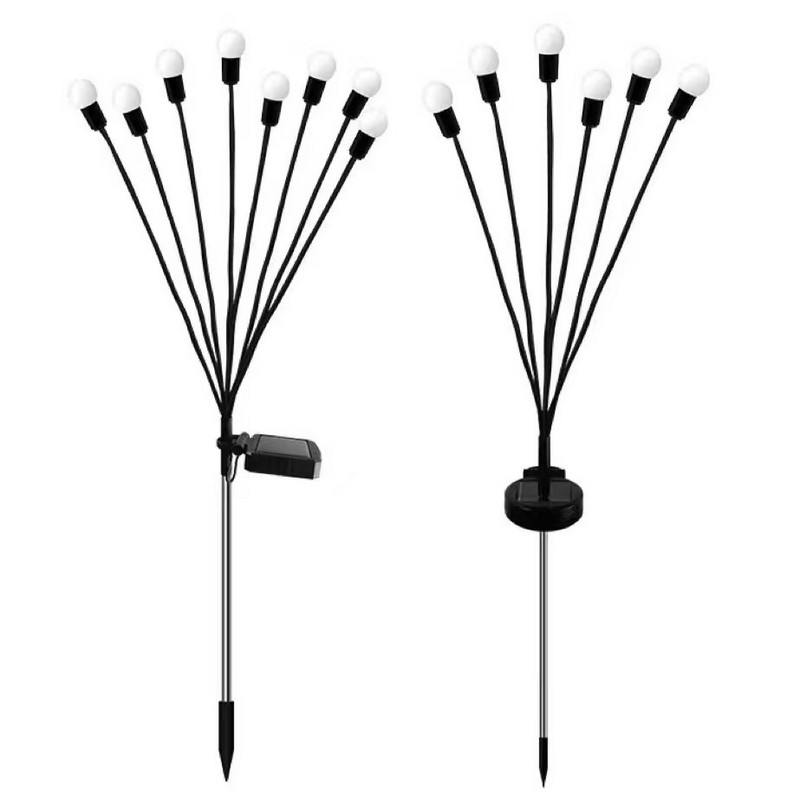 Solarne LED lampe za travnjak Vanjski vrt Dekoracija Pejzažna svjetla Vatromet Svjetlo za krijesnice Lampa za dekoraciju balkona na seoskoj kući