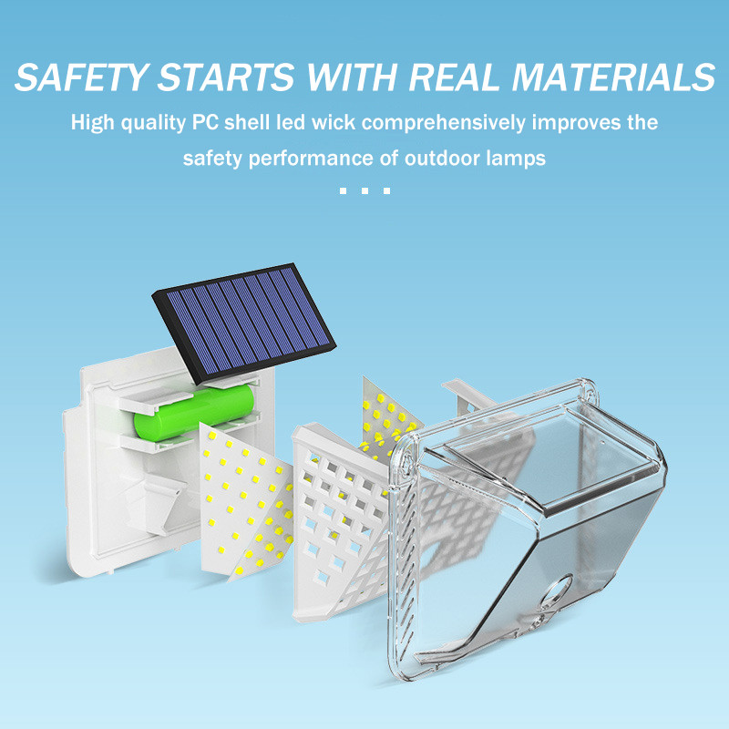 Saules kustības sensors āra apgaismojums 90 LED 3 apgaismojuma režīms 5 m diapazona indukcijas bezvadu ūdensnecaurlaidīgas dārza pagalma drošības lampas