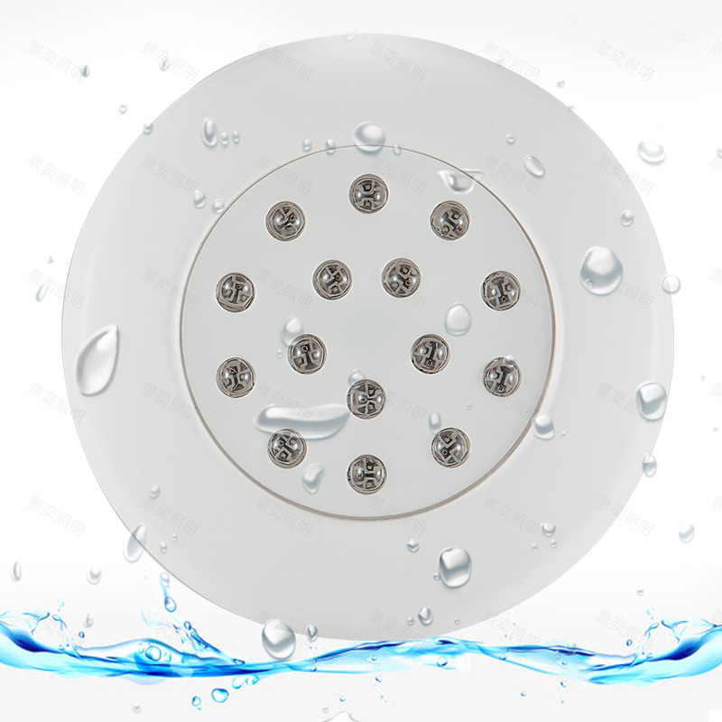 Kültéri DC12V víz alatti vízálló tartozékok IP68 led úszómedence világítás teljesen Piscina Luz gyantával töltött süllyesztett