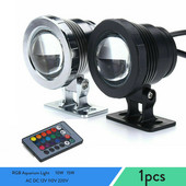 Kvaliteetne veekindel 10 W RGB LED DC 12 V 110/220 V välistingimustes 16 värvi muutev veekindel veealune üleujutus kohtvalgusti Lambi aed