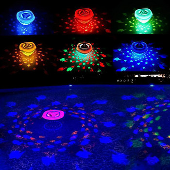 Ελαφρύ Αδιάβροχο LED Ρομαντικό Ζωντανά Χρώματα Υποβρύχια Φόρτιση Λειτουργεί με μπαταρία Ελεγχόμενο φως LED για Οικιακή Χρήση