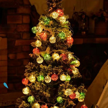 Χριστουγεννιάτικη διακόσμηση LED Light String Snowflake Snowman Santa Claus Χριστουγεννιάτικο δέντρο String Light Χριστουγεννιάτικο Δέντρο Στολίδι για το σπίτι