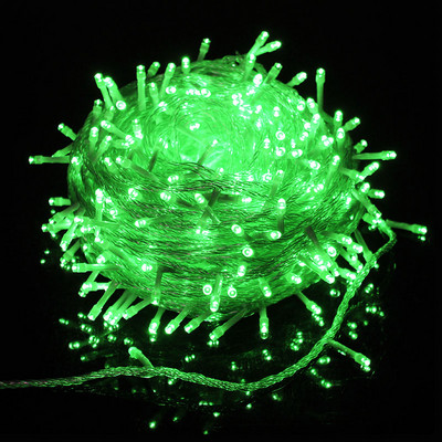 LED stīgu pasaku gaismas Ziemassvētku rotājuma vītnes gaismas Ūdensizturīgs āra zibens Jaungada ballīšu dekorēšanai svētku gaismas