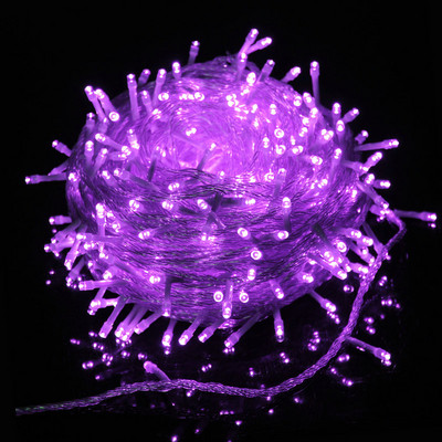 LED stīgu pasaku gaismas Ziemassvētku rotājuma vītnes gaismas Ūdensizturīgs āra zibens Jaungada ballīšu dekorēšanai svētku gaismas