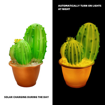 Solar Led Outdoor Pineapple Cactus Φωτιστικά γκαζόν Φώτα κήπου Αδιάβροχα για φυτικό μπάλωμα εξοχικής κατοικίας Διακοσμητικό αυλής για διακοπές