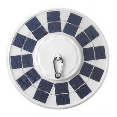 128 LED saulės energijos ypač ryškus vėliavos stulpo apšvietimas lauko stovyklavimo palapinės naktinė lempa, kuri automatiškai įsijungs naktį