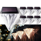 Led dimanta zāliena lampa āra ūdensnecaurlaidīga saules gaismas dārza ainava pagalma parka villas celiņa gaismas mājas dekorēšana