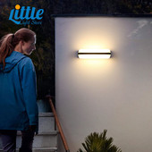 Kültéri fali lámpa 12W 20W LED alumínium dupla fejlámpa vízálló kert udvari folyosó bejárati ajtó lámpa AC110V 220V