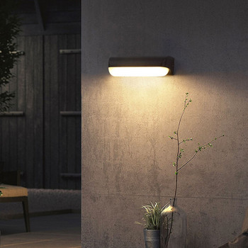 Външна стенна лампа 12W 20W LED алуминиева лампа с двойна глава Водоустойчива светлина за градина, двор, коридор, входна врата AC110V 220V