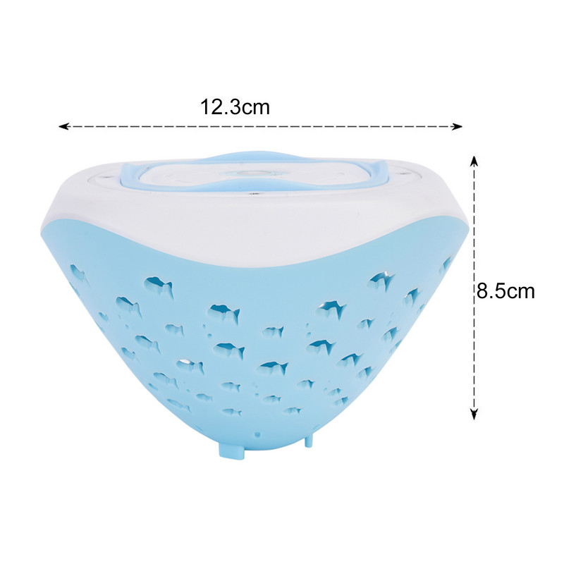 Lebegő fényű LED úszómedence világítás víz alatti, vízálló LED napelemes többszínű halmintázatú vízváltó lámpa