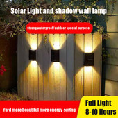 Solarno LED svjetlo Vrtna zidna svjetla Vanjska rasvjeta Nanesite zidne ulične svjetiljke Senzor pokreta Ograda Reflektor Vodootporan krajolik