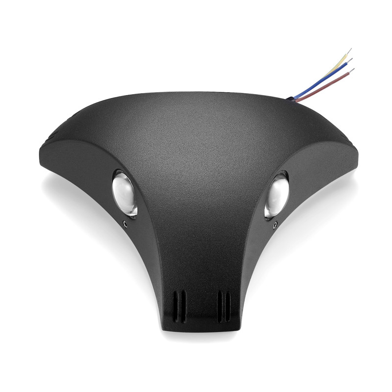 Jaunais radošais LED sienas gaismeklis 9W 85~265V Āra ūdensizturīgs IP65 sienas lampa dārza eju apgaismojumam