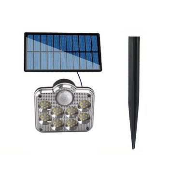 Φωτιστικό LED Ηλιακής τροφοδοσίας Φώτα εξωτερικού χώρου Επίτοιχα Φώτα Εδάφους Αδιάβροχο φωτιστικό αυλής