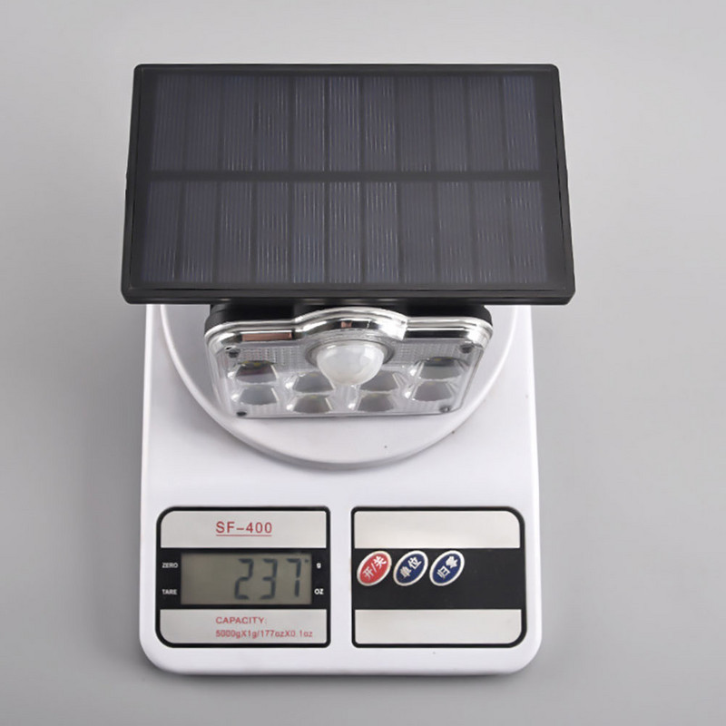 Ar saules enerģiju darbināma LED gaisma āra sienas zemē montējama ūdensnecaurlaidīga pagalma lampa