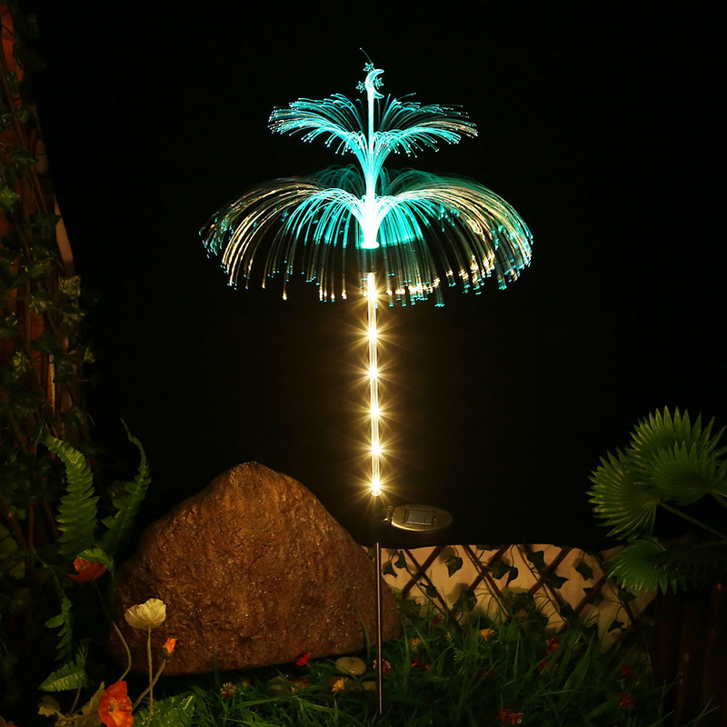 Solarna meduza Svjetlo Vodootporna Mjesečeva Zvjezdana staza Dvorišna svjetla Solarna staza Pejzažna ukrasna svjetla Vanjska vrtna svjetiljka za cvijeće