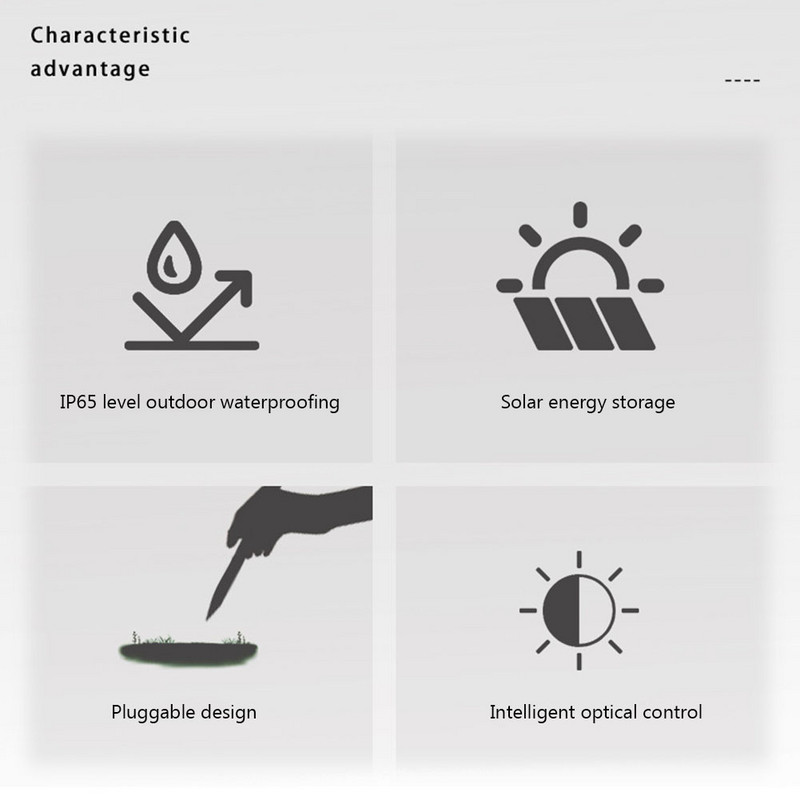 Solarna meduza Svjetlo Vodootporna Mjesečeva Zvjezdana staza Dvorišna svjetla Solarna staza Pejzažna ukrasna svjetla Vanjska vrtna svjetiljka za cvijeće
