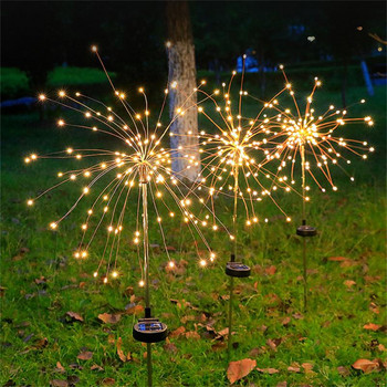 Solar LED Firework Light Εξωτερικός κήπος Solor Light Αδιάβροχο διακοσμητικό φωτιστικό String Patio Fairy Lighting Lawn Light Walkway