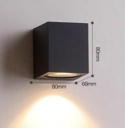 Led fali lámpa alumínium kültéri IP65 vízálló fal Fénytechnika világítás kerítés kert megyei villa veranda lámpa