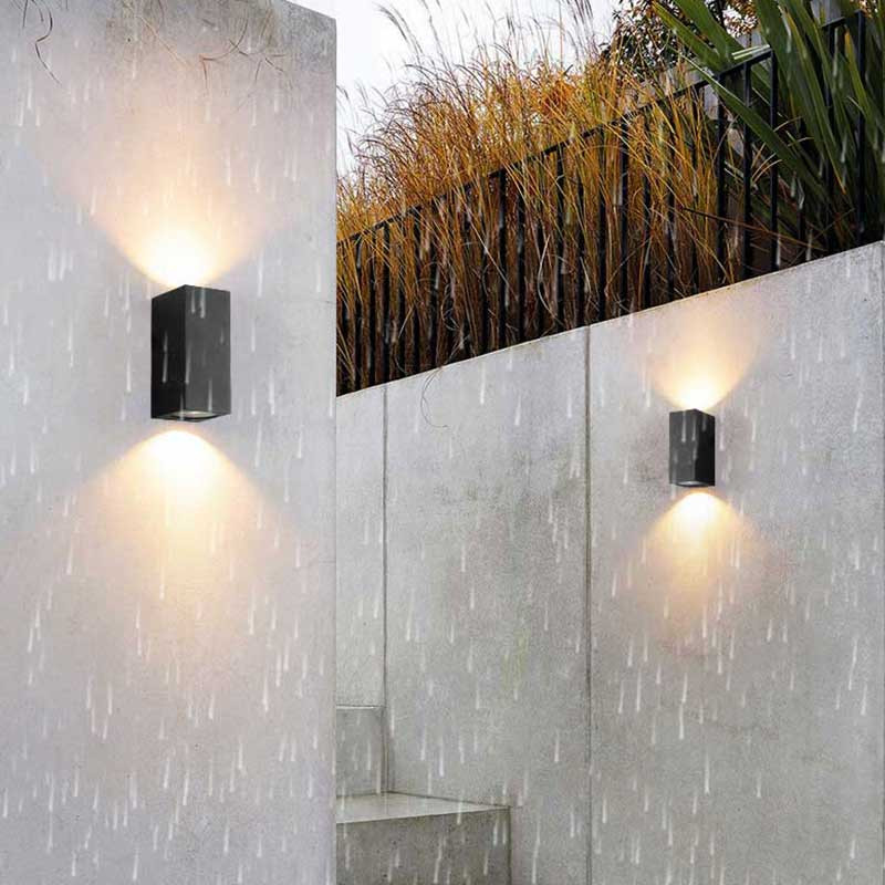 Led fali lámpa alumínium kültéri IP65 vízálló fal Fénytechnika világítás kerítés kert megyei villa veranda lámpa