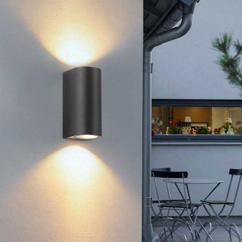 Led fali lámpa alumínium kültéri IP65 vízálló fal Fénytechnika világítás kerítés kert megyei villa veranda lámpa