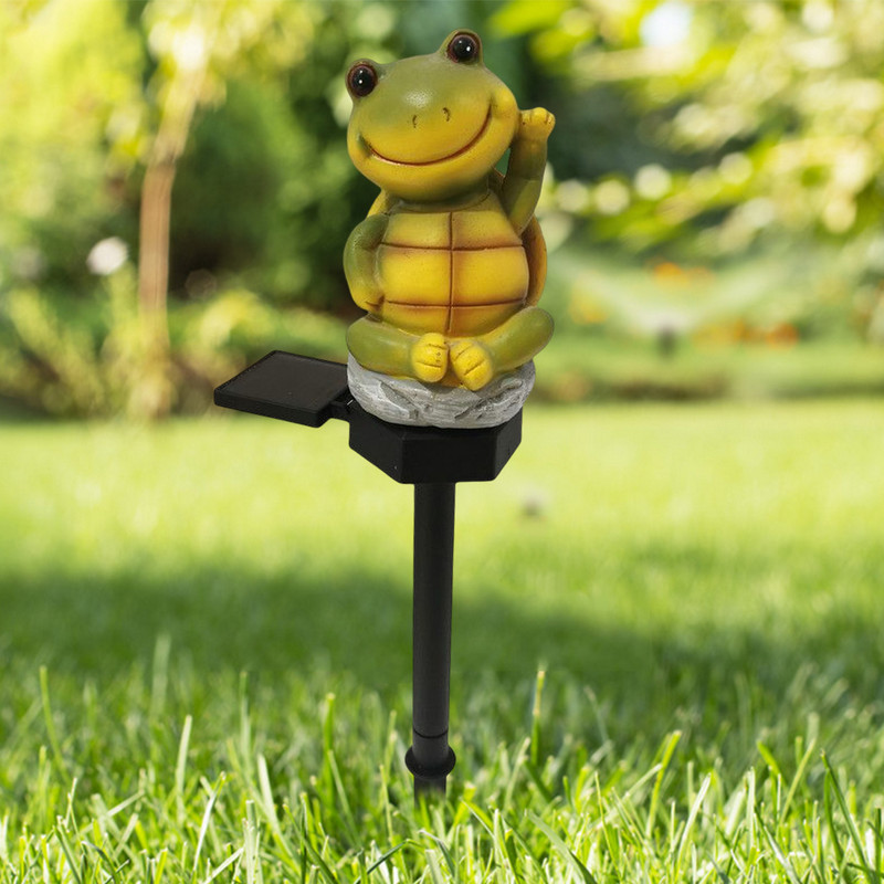 1vnt lauko saulės šviesos vėžlys paukščių pelėda voverės dervos gyvūnas vejos dekoratyvinis lengvas vandeniui atsparus namų dekoras vejos sodui