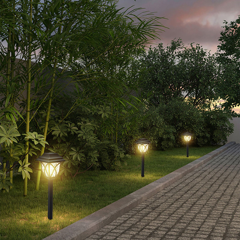 Sodo vejos šviestuvai Saulės LED lempos Belaidžiai grindų takų žibintai Lauko vandeniui atspari lempa Žemės apšvietimas kiemo terasai Decorativ