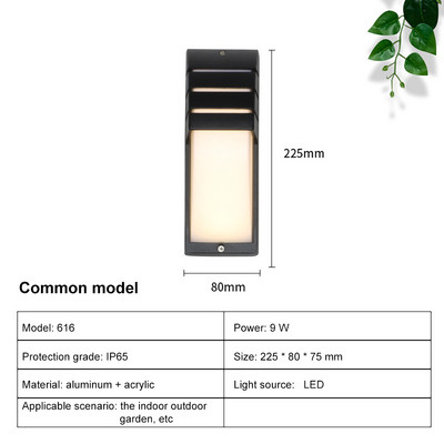 Indukcijska vrtna svjetiljka za ljudsko tijelo Kućni dekor Osvjetljenje stepenica Toplo svjetlo Unutarnje/vanjsko noćno svjetlo Akrilna vodootporna svjetiljka