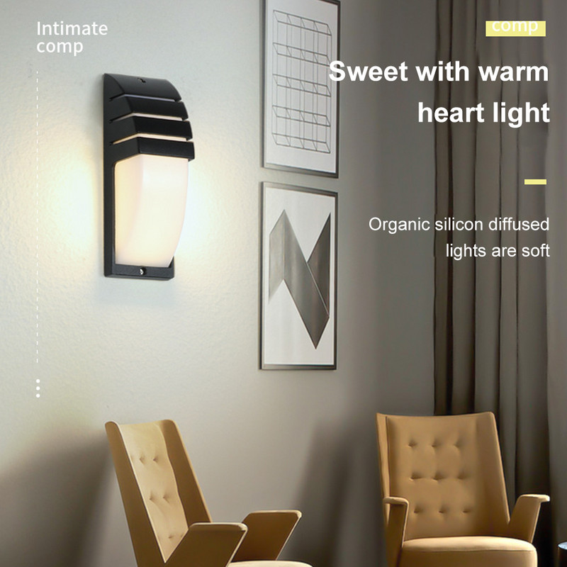 Indukcijska vrtna svjetiljka za ljudsko tijelo Kućni dekor Osvjetljenje stepenica Toplo svjetlo Unutarnje/vanjsko noćno svjetlo Akrilna vodootporna svjetiljka