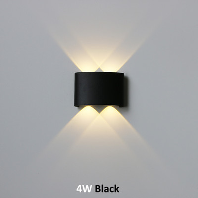 Vandeniui atsparus LED sieninis šviestuvas lauko sodas vidinis kiemas miegamasis svetainė dekoratyvinis apšvietimas aliuminio sieninė lempa LP-083