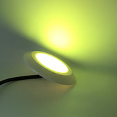 Foco LED medence 12W műanyag vékony gyantával töltött spot fény színű cserélhető DC12V IP68 vízálló meleg fehér kék színű