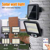 80/128/216/225 LED εξωτερικού χώρου ηλιακό φως τοίχου Φωτιστικό κήπου σε χωριστό στυλ Ανθρώπινο σώμα Επαγωγικό φως δρόμου Φωτιστικό τοίχου τηλεχειριστηρίου