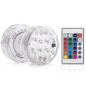 10 LED iegremdējama gaisma ar tālvadības pulti