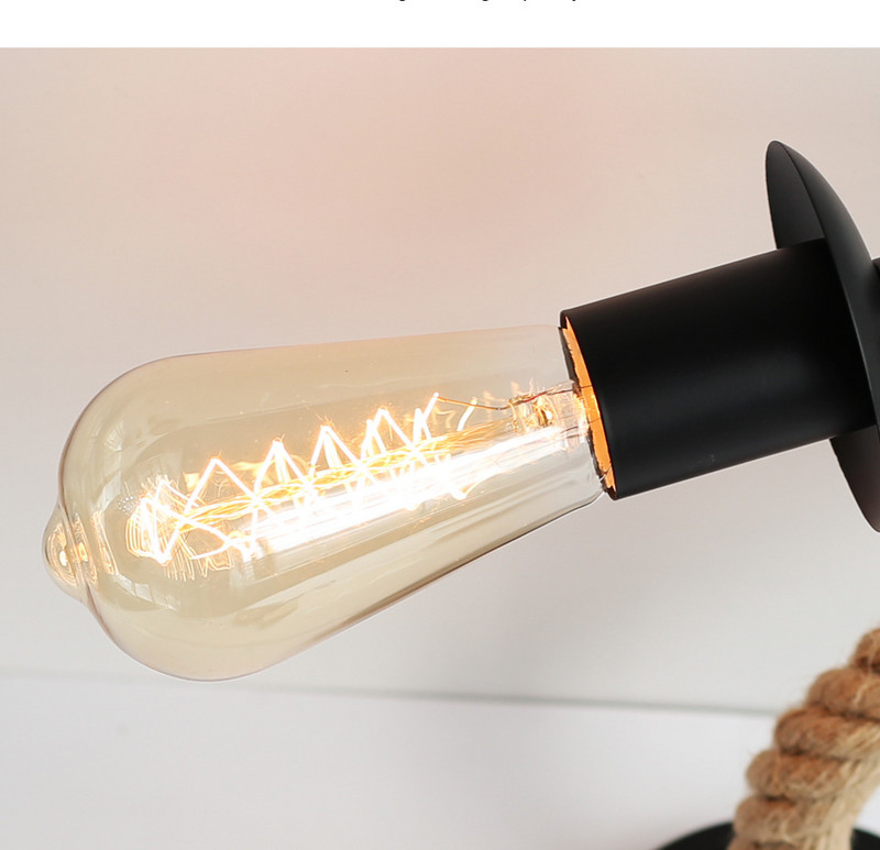 Retro fali lámpa fa terasz lámpa E27 110V 220V beltéri loft kültéri folyosó fali lámpák ipari égő éjjeli lámpa