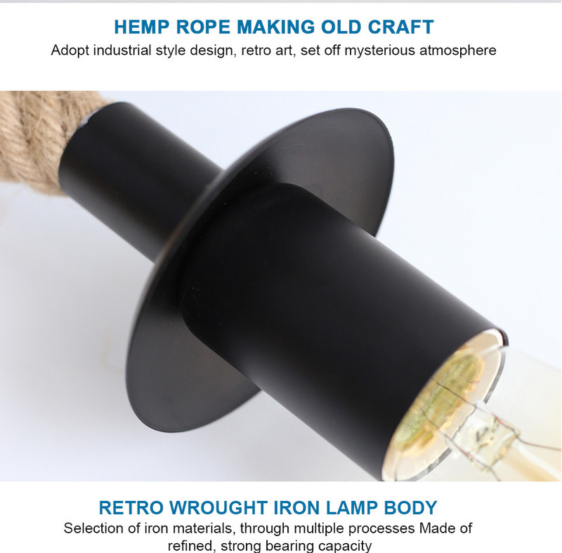 Retro fali lámpa fa terasz lámpa E27 110V 220V beltéri loft kültéri folyosó fali lámpák ipari égő éjjeli lámpa