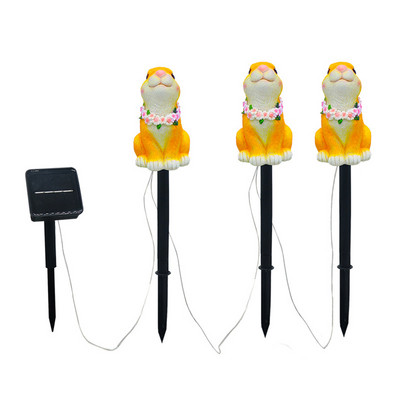 Rajzfilm napelemes gyepsétányi világítás Könnyű telepítés Dekoratív ösvény Táj lámpák Lengő intelligens érzékelő udvarhoz