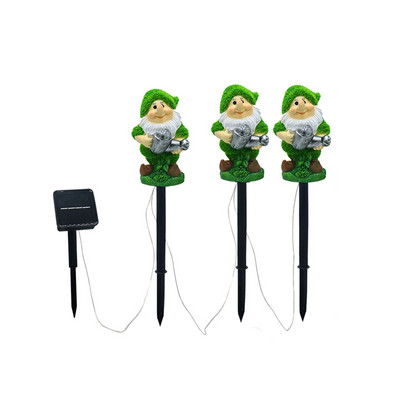 Rajzfilm napelemes gyepsétányi világítás Könnyű telepítés Dekoratív ösvény Táj lámpák Lengő intelligens érzékelő udvarhoz