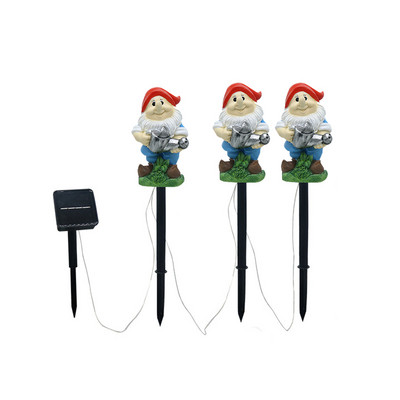 Rajzfilm napelemes gyepsétányi világítás Könnyű telepítés Dekoratív ösvény Táj lámpák Lengő intelligens érzékelő udvarhoz