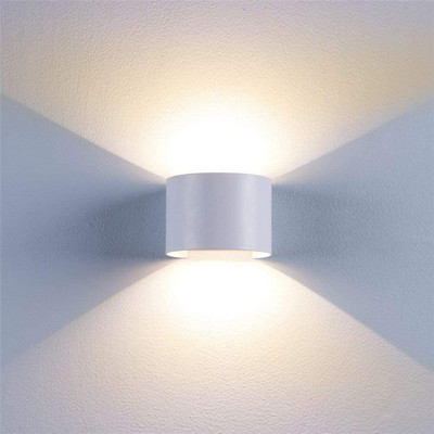 Lampă de perete cu LED 12w, aluminiu, în aer liber, IP65, rezistentă la apă, în sus, în jos, pentru casă, scară, dormitor, noptieră, coridor, iluminat