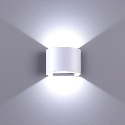 Lampă de perete cu LED 12w, aluminiu, în aer liber, IP65, rezistentă la apă, în sus, în jos, pentru casă, scară, dormitor, noptieră, coridor, iluminat