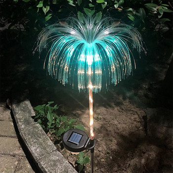 Слънчеви LED медузи Светлини Външен градински декор Светлина за морава LED Оптични светлини Външна водоустойчива декоративна лампа за морава Вътрешен двор