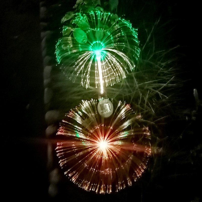 Saulės LED medūzos šviestuvai lauko sodo dekoravimui Vejos šviesa LED šviesolaidiniai šviestuvai lauko vandeniui atsparūs dekoro lempa vejos terasai