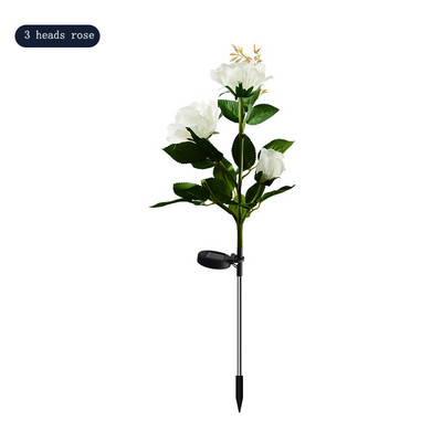 7 krāsu maiņa Saules rožu ziedu lampa LED saules dārza dekorēšana ūdensizturīga āra ainava zāliens Mājas zieds RGB nakts gaismas