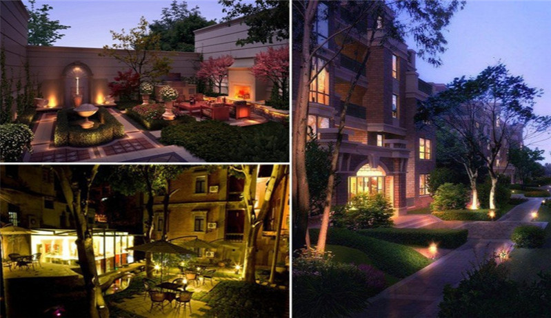 LED zāliena gaismas ceļa apgaismojums LED IP65 ūdensizturīgs āra dārza prožektors Prožektori DC12V AC220V liela jauda 1W 3W ainava