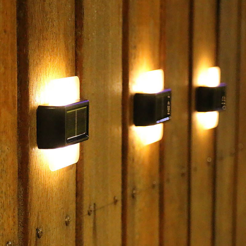 3tk komplekt LED päikeseenergia seinavalgusti 5W välistingimustes veekindel ohutu LED valgustus päikeseenergia laadimine 3-aastase garantiiga